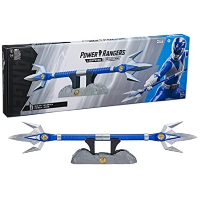 Bild av Power Rangers Lightning Collection Lanza de poder Mighty Morphin Ranger Azul Artículo premium coleccionable para juego rol o Cosplay, F51565L0