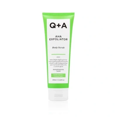 Bild av Q+A AHA Exfoliator Body Scrub Gommage corporel lissant aux acides AHA, 250 ml