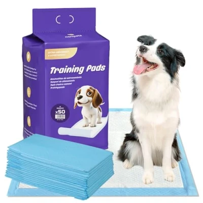 Bild av Nanipets® Basics Träningskuddar För Hundar Och Valpar, Superabsorberande Läckagesäkra Puppy Pads Dog, 45 X 60 CM Extra Large, 50 Stycken