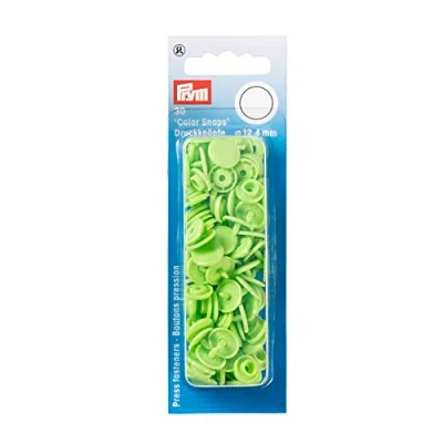 Bild av Prym Färg Snaps Tryck Fasteners 30 Delar, 12,4 mm Storlek, Äpplet
