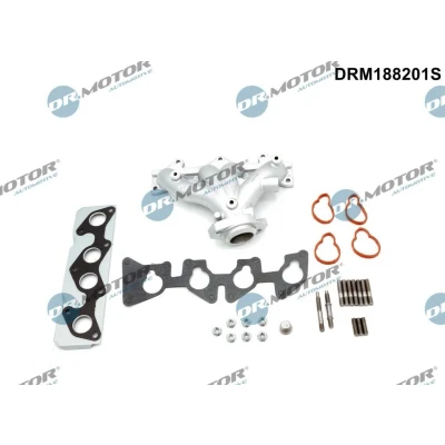 Bild av DR.MOTOR AUTOMOTIVE DRM188201S Collecteur d&#039;Echappement avec joints monture, vis/boulons RENAULT: MEGANE 1, Kangoo I, CLIO 2