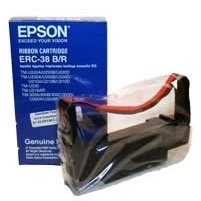 Bild av Epson Ribbon Black Red ERC 38 Skriv band Magenta