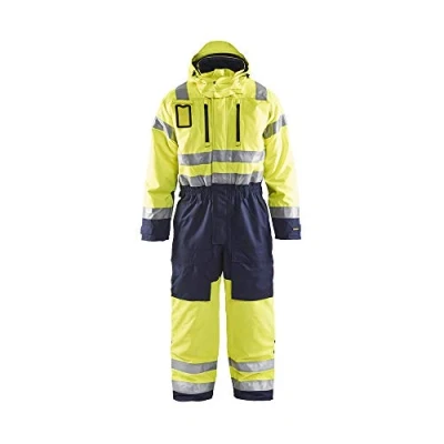Bild av VARSELOVERALL 6763 1977 VINTER VARSELGUL/MARINBLÅ D112 Beijerbygg Byggmaterial