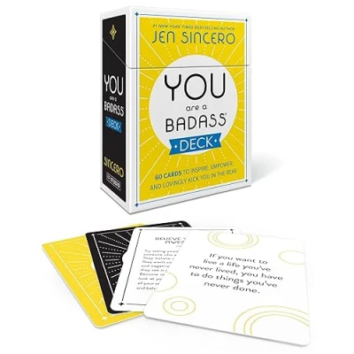 Bild av You Are a Badass® Deck: 60 Cards to Inspire, Empower, and Lovingly Kick in the Rear