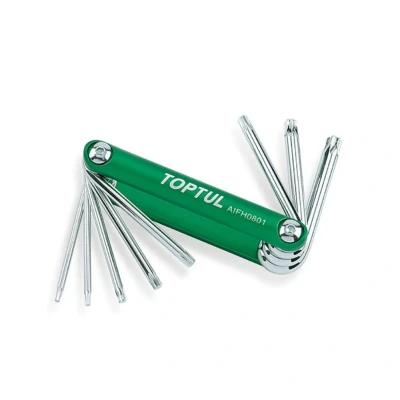 Bild av TOPTUL AIFH0801 Ensemble de tournevis coudés T9, T10, T15, T20, T25, T27, T30, T40