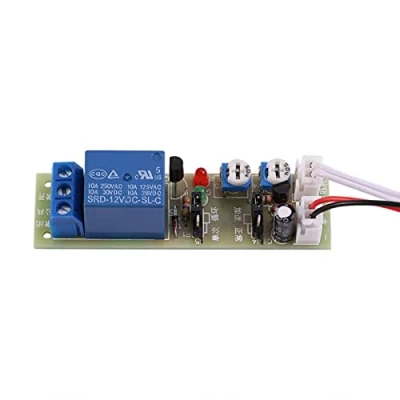 Bild av Fördröjningsrelä DC 12V Justerbar LED Display Timer Relä Modul 0 15 min Automationskopplingsmodul för timerrelä