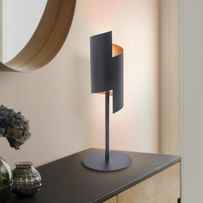 Bild av LEDVANCE SMART+ WiFi DECOR bordslampa, svart, 12W, 840lm, justerbart vitt ljus, dimbart, 3000 6500K, ljusfördelning upp och ner, styrbar av app, kompatibel med Amazon, Google, etc.