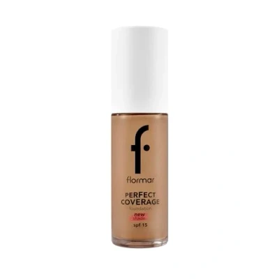 Bild av Flormar Perfect Coverage foundation 135 Hazel Flytande med hög täckning och SPF 15 Långvarig, återfuktande makeup för torr mogen hud Np