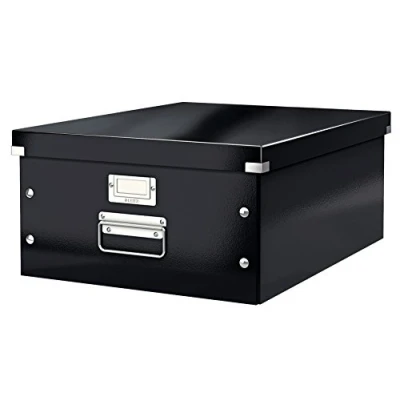 Bild av Leitz WOW Click And Store Förvaringsbox, A3, Med Lock, Svart, 60450095