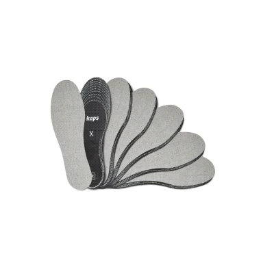 Bild av Kaps 6 PACK ANTI Odour SHOE Insoles CUT TO FIT Sulor &amp; inlägg, Storlek: One Size, Grey