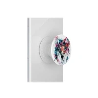 Bild av PopSockets PopGrip 800394 Hopfällbar Stativ och Grepp för Smartphone Surfplatta med en Swappable PopTop, Wolf