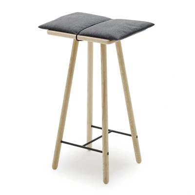 Bild av Skagerak Georg Bar Stool Barstol Oak/Wool W45 x D32 H67 cm
