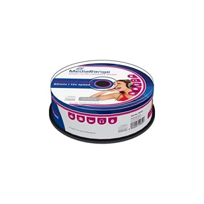 Bild av MediaRange Audio CD R 700MB80min 12x skrivhastighet, 25 kakebox