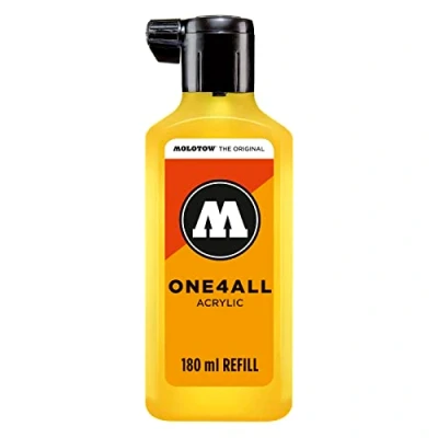 Bild av Molotow Refill ONE4ALL permanent markörpåfyllning 180 ml zink gul