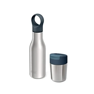 Bild av Joseph 81129 Refill Repeat tvådelat set av resemugg och flaska, rostfritt stål