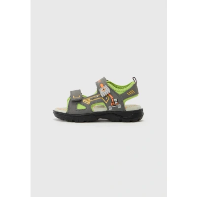Bild av Lurchi KODO Sandaler för barn, Storlek: 27, Grey/green/orange Textil/syntet