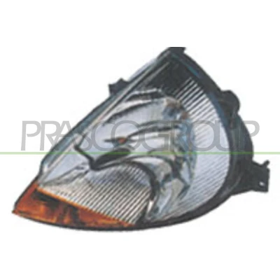 Bild av PRASCO FD0064904 Phares gauche H1, H7 orange avec feu de clignotant pour circulation à droite sans commande correcteur site projecteur