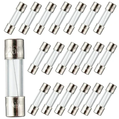 Bild av BOJACK F3.15AL250V 5 x 20 mm 3,15 A 250 V snabbsmältande säkringar ampere volt 0,2 0,78 tum glasrörssäkringar (20 st förpackning)