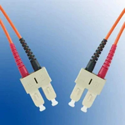 Bild av MicroConnect Nätverkskabel SC/UPC enkelläge (hane) till 2 m fiberoptisk gul