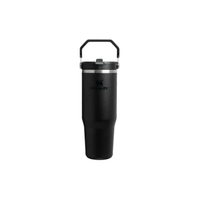 Bild av Stanley THE ICEFLOW FLIP Straw 2.0 Tumbler 0.89L / 30OZ Unisex Vattenflaska, Storlek: One Size, Black