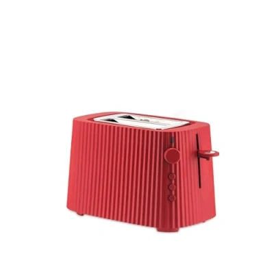 Bild av Alessi Toaster Plissé Red 6 settings Michele de Lucchi MDL08 R