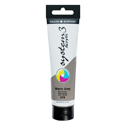 Bild av Daler Rowney Dr129150078 150 ml system 3 arcykliskt färgrör varmgrå