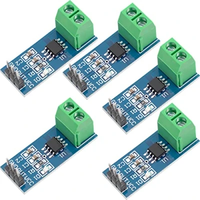 Bild av AZDelivery 5 x ACS712 30A Ampere Stromsensor Range Modul Strömgivare kompatibel med Bascom Arduino e Book!