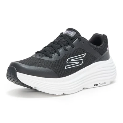 Bild av Skechers MAX Cushioning Endeavour Sneakers, Storlek: 38.5, Black/white Konstmaterial