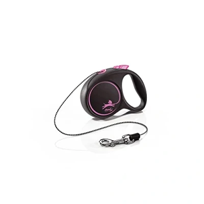 Bild av Flexi Black Design XS leash 3 m 8 kg pink