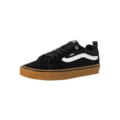Bild av Vans Filmore sneakers för män, Mocka canvas svart gummi, 46 EU