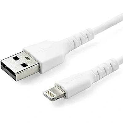 Bild av StarTech.com 3.3 ft 1m USB to Lightning cable Apple MFi Certified White / 1 m