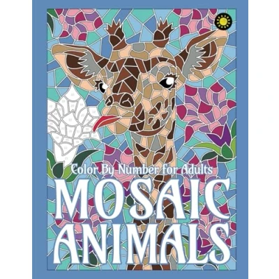 Bild av Mosaic Animals Color By Number for Adults: Activity Coloring Book Adults Relaxation and Stress Relief