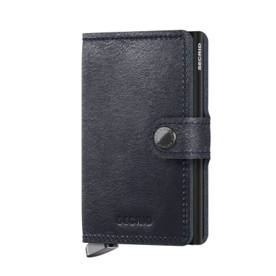 Bild av Secrid Miniwallet Basco Navy Gratis gravyr