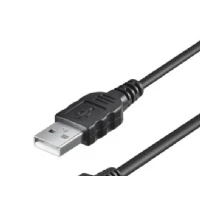 Bild av goobay 93181 Micro USB Hi Speed datakabel och laddningskabel, 2.0 kontakt (typ A) &gt; mikrokontakt B), vit, 1,8 m
