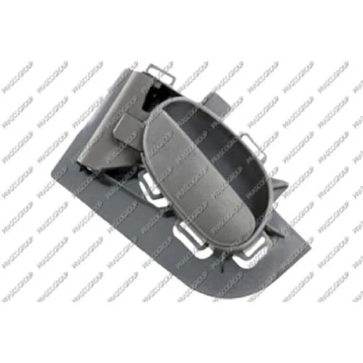 Bild av PRASCO PG0098202 Dörrhandtag inre, vänster bak, fram svart PEUGEOT: 206 Hatchback