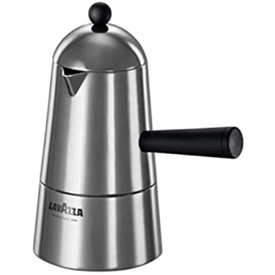 Bild av LAVAZZA Carmencita Caffettiera Alluminio, Moka per Espresso, 1/2/3/6 Tazze (1 Tazza)