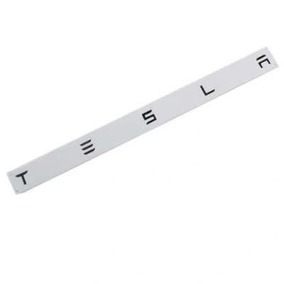 Bild av XYHAOAI 3D förhöjd logotyp baklucka infoga bokstäver bakre emblem Kompatibel med Tesla Model 3/S/X/Y,3M självhäftande baksida,Matt black,Tesla Logo