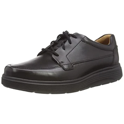 Bild av Clarks Un Abode Ease herr Derbys, Black Leather, 46 EU