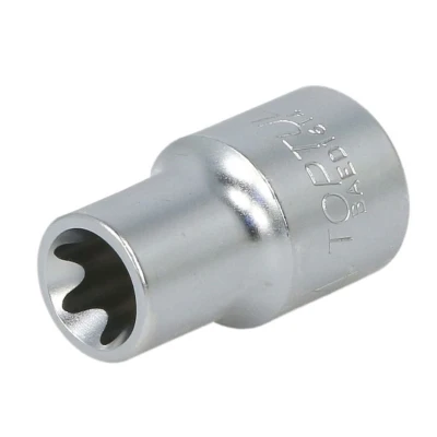 Bild av TOPTUL BAED1614 Clé à douille Profilé en E DIN3120 E14 Acier chrome vanadium
