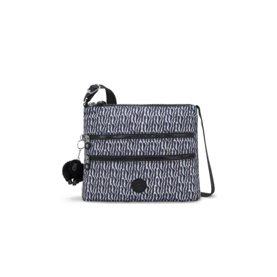 Bild av Kipling Alvar Medium Crossbody, Holiday Waves (Blå)