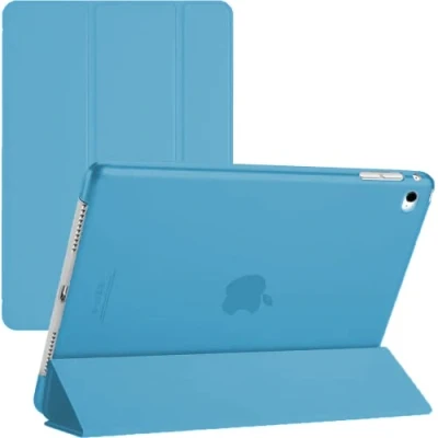 Bild av TechDealsUK Smart fodral för iPad Air (första generationen) 2013 A1474 A1475 A1476 magnetiskt stativskydd med automatisk väckning/sömn (Aqua)