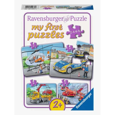 Bild av Ravensburger Pussel My Emergency Vehicles 2/4/6/8 Bitar