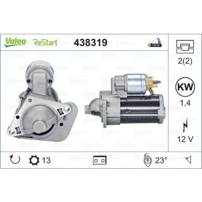 Bild av Startmotor VALEO 438319