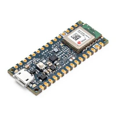 Bild av Arduino Nano 33 BLE Rev2 [ABX00071] nRF52840 mikrokontroller, Bluetooth Low Energy (BLE), MicroPython Support, Small Form Factor, 3,3V för IoT och trådlösa projekt