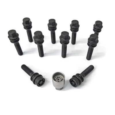Bild av H&amp;R B1455107SET Hjulbultar M14x1,5, M14 kulbunt A/G 51mm svart 10.9 19, 19 mm