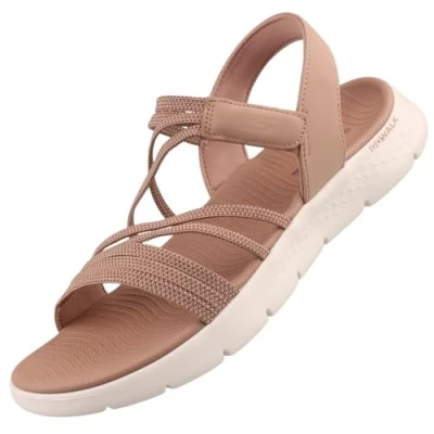 Bild av Skechers Go Walk Flex Sandal Emma, Brun brun, 42 EU