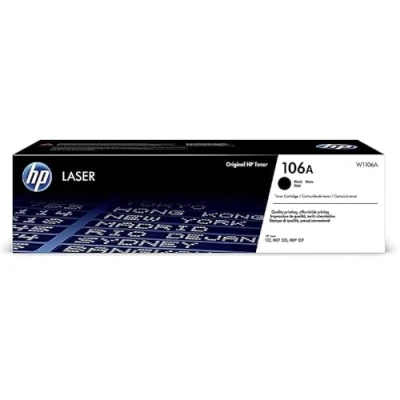 Bild av HP W1106A 106A original lasertonerpatron, svart, ett paket