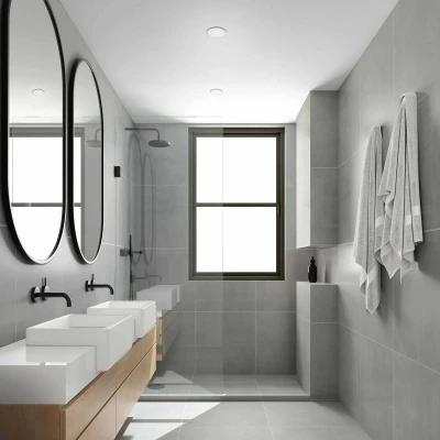 Bild av Briloner Plat LED inbyggnadsspot, vit, Ø 7,5 cm, 4.000K