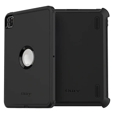 Bild av OtterBox Defender Case för iPad Pro 11 Tum (1:e gen/2:e gen/3:e gen/4:e gen), Stöttåligt, Extra robust skyddande skal med inbyggt skärmskydd, 2x testad till militärstandard, Svart