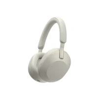 Bild av Sony WH 1000XM5 brusreducerande trådlösa over ear hörlurar, bluetooth, tydlig samtalskvalitet, upp till 30 timmars batteritid, snabbladdning, Alexa &amp; Google Assistant, iOS och Android Silver